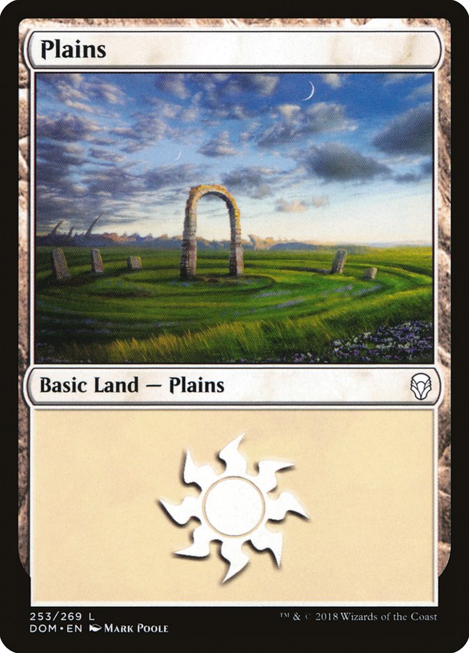 Plains (253) [Dominaria] Foil