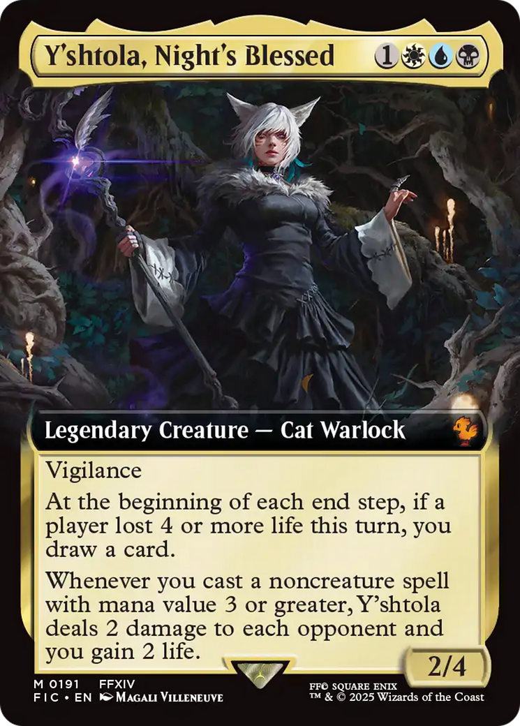 Y'shtola, Night's Blessed (Extended Art) [FINAL FANTASY Commander] Foil