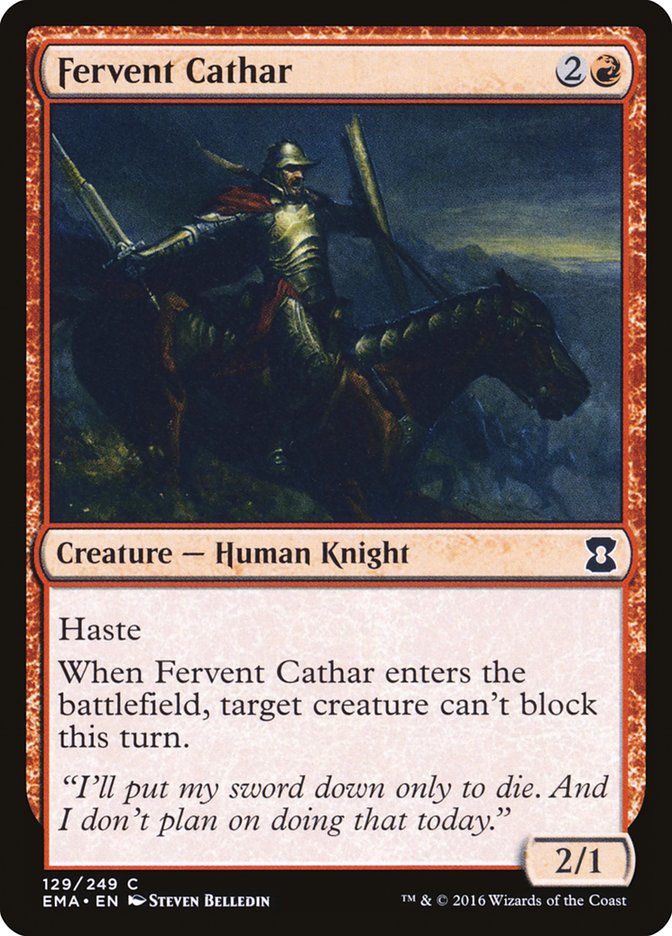 Fervent Cathar [Eternal Masters] Foil