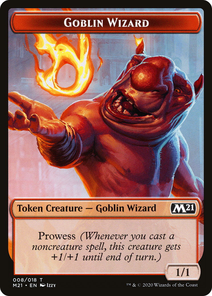 Goblin Wizard  [Core Set 2021 Tokens] Foil