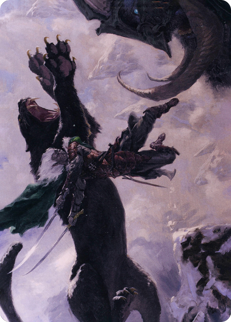 Drizzt Do'Urden // Drizzt Do'Urden  [Adventures in the Forgotten Realms Art Series] (Borderless) Foil