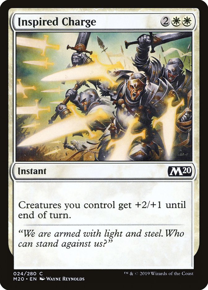 Inspired Charge [Core Set 2020] Foil
