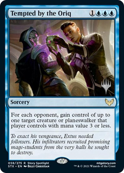 Tempted by the Oriq (Promo Pack) [Strixhaven: School of Mages Promos] Foil