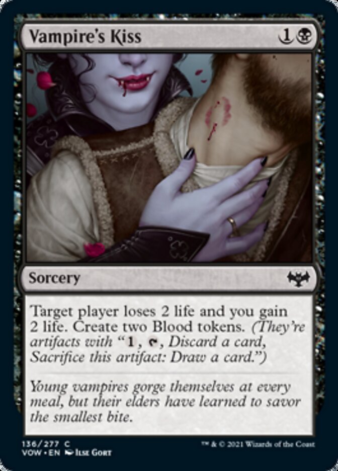 Vampire's Kiss [Innistrad: Crimson Vow] Foil