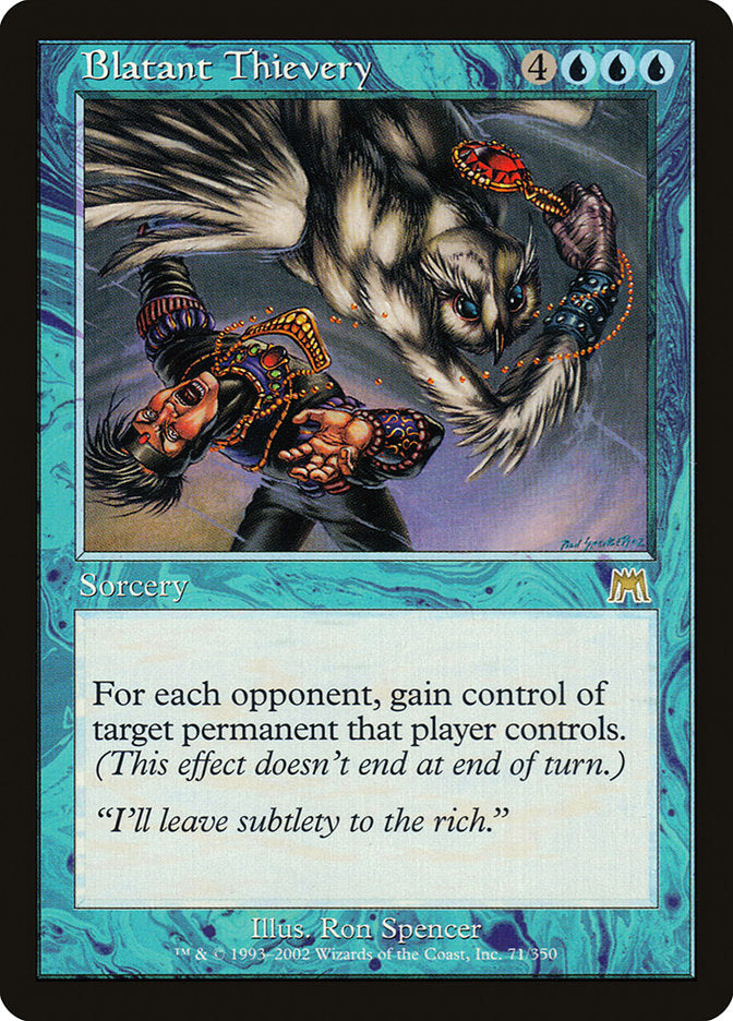 Blatant Thievery [Onslaught] Foil