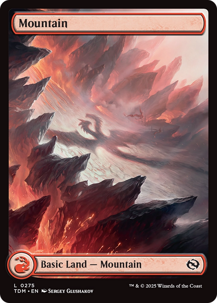 Mountain (0275) [Tarkir: Dragonstorm] Foil