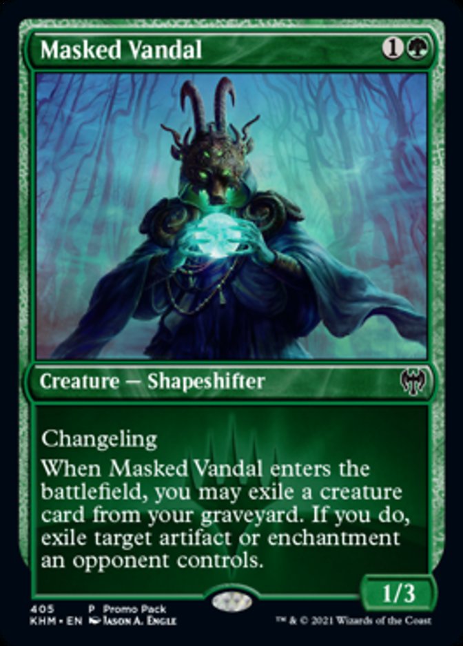Masked Vandal (Promo Pack) [Kaldheim Promos] Foil