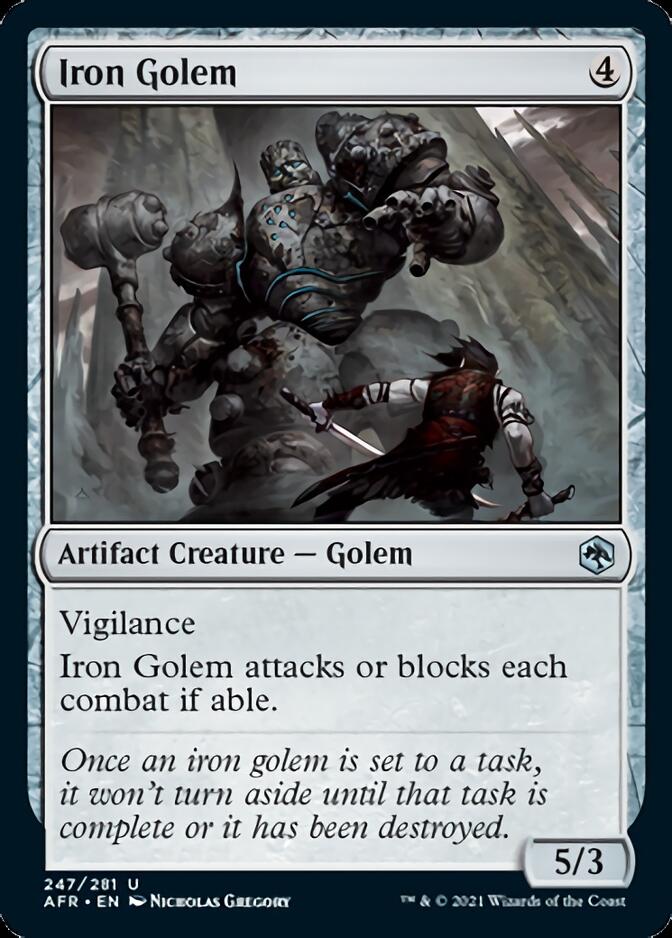 Iron Golem [Dungeons & Dragons: Adventures in the Forgotten Realms] Foil