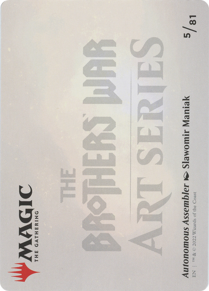 Autonomous Assembler // Autonomous Assembler  [The Brothers' War Art Series] (Borderless) Foil