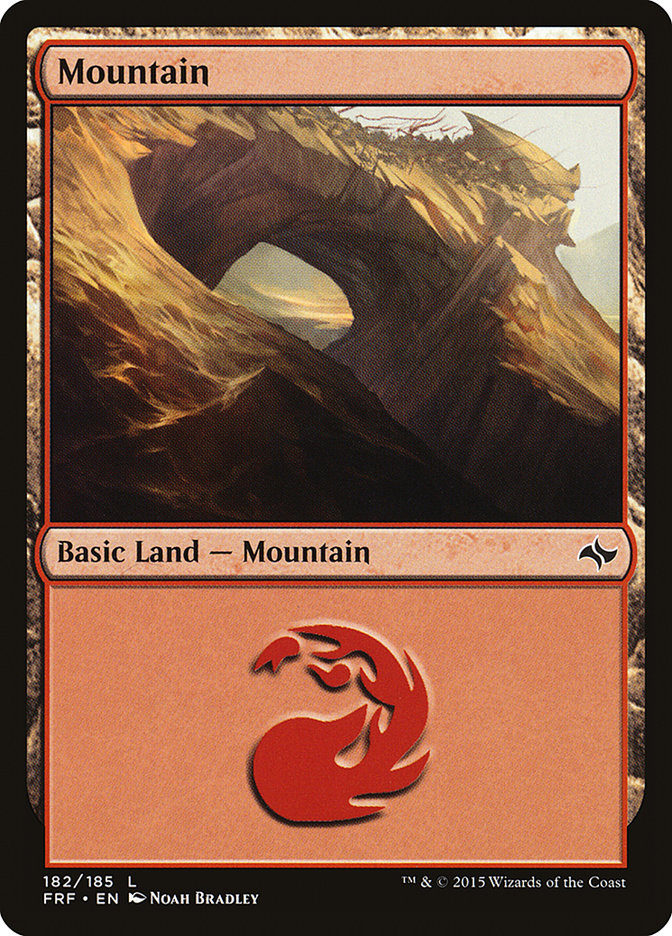 Mountain (182) [Fate Reforged] Foil