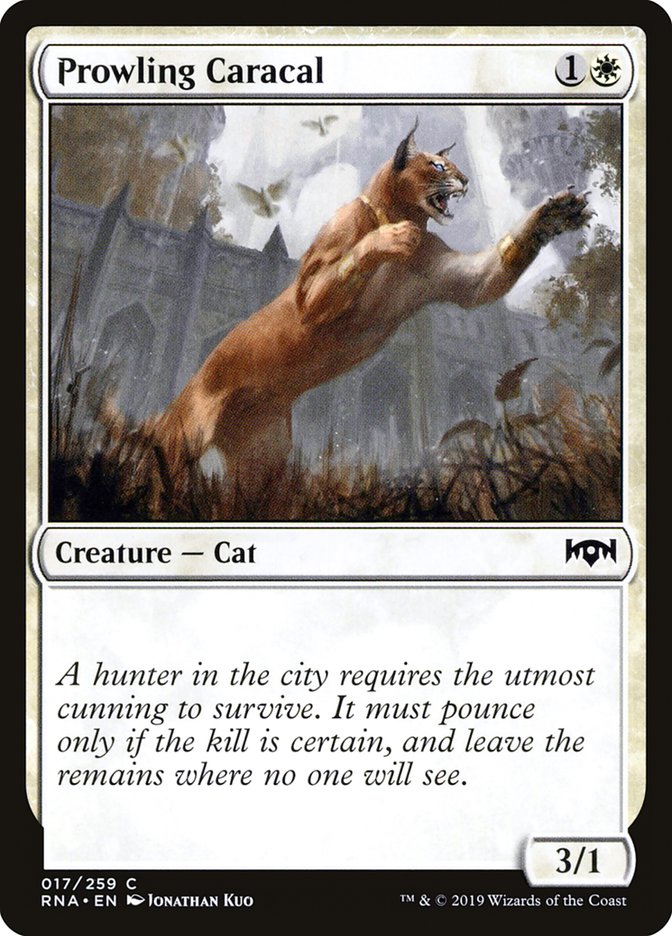 Prowling Caracal [Ravnica Allegiance] Foil