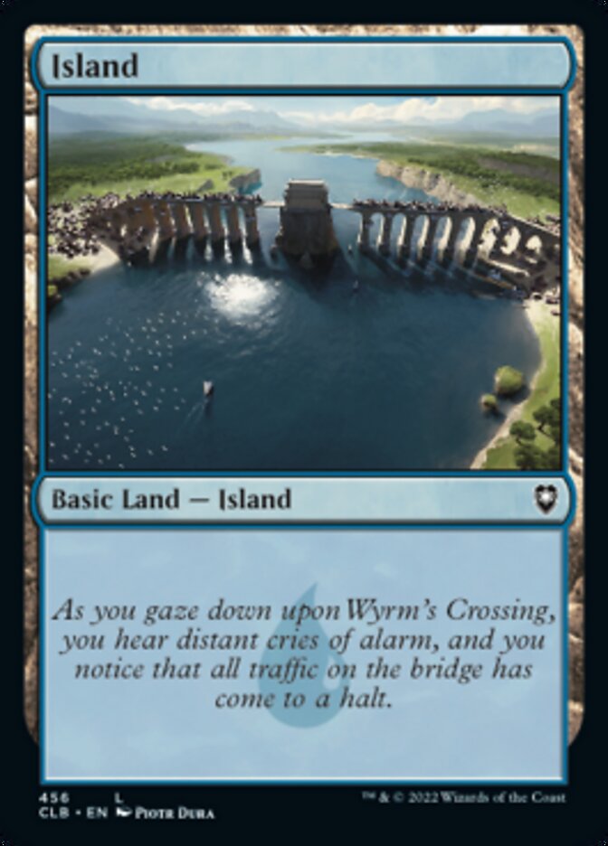 Island (456) [Commander Legends: Battle for Baldur's Gate] Foil