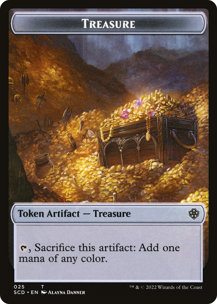 Treasure  [Starter Commander Deck Tokens] Foil