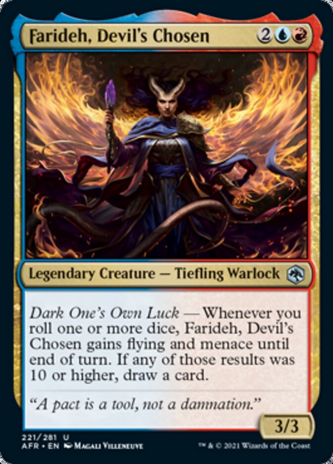Farideh, Devil's Chosen [Dungeons & Dragons: Adventures in the Forgotten Realms] Foil