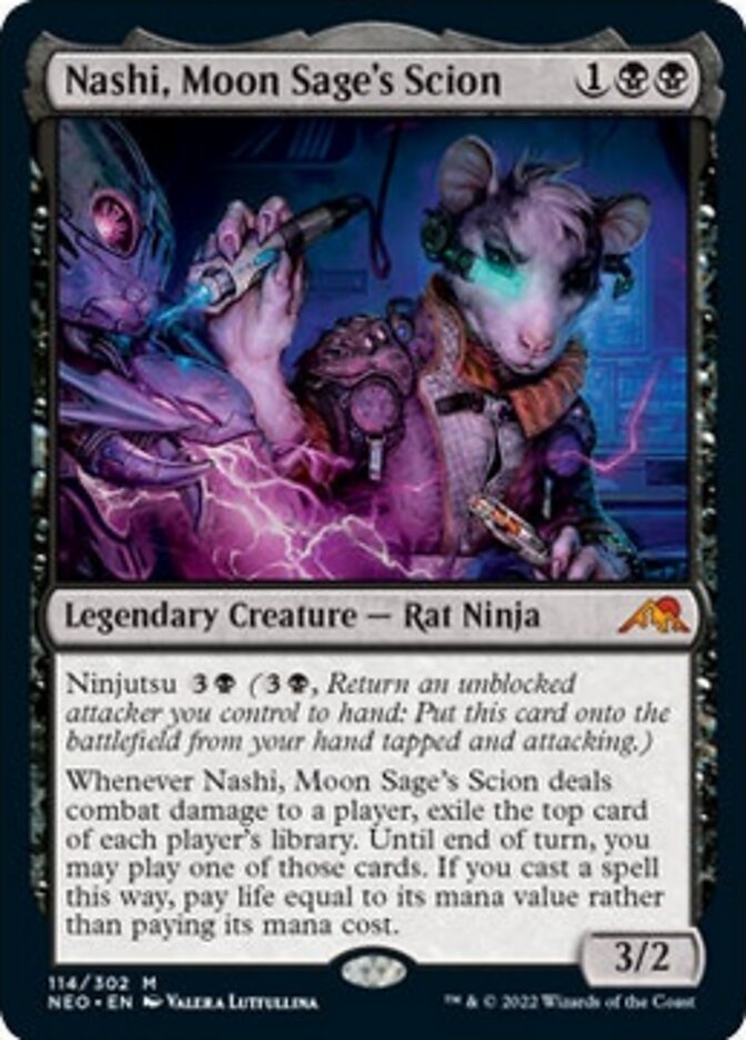 Nashi, Moon Sage's Scion [Kamigawa: Neon Dynasty] Foil