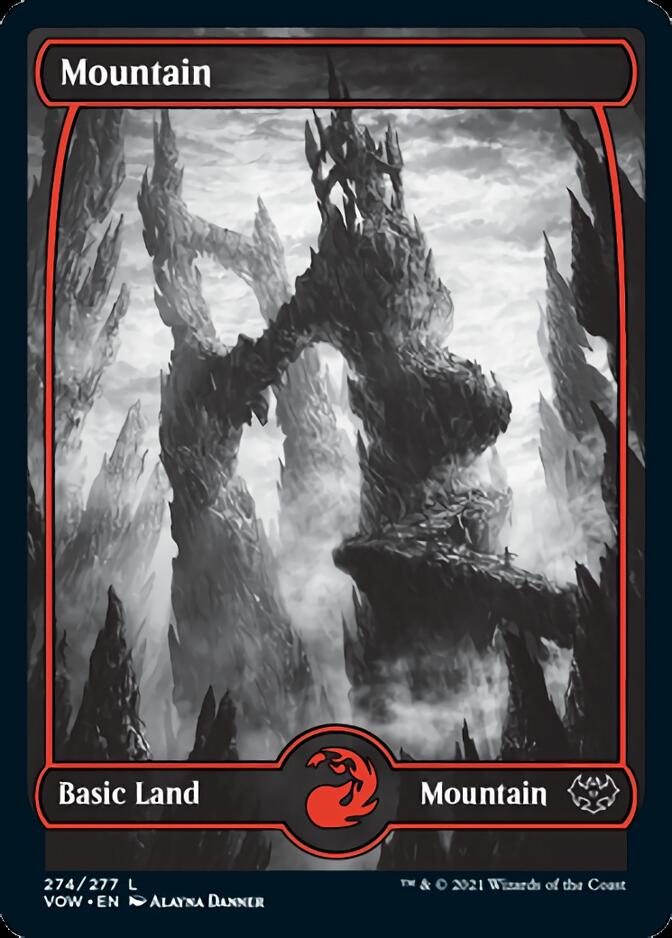 Mountain (274) [Innistrad: Crimson Vow] Foil