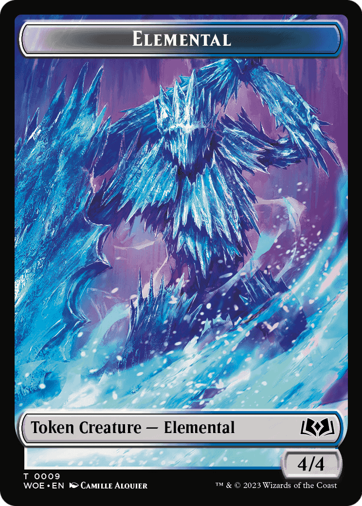 Elemental  [Wilds of Eldraine Tokens] Foil
