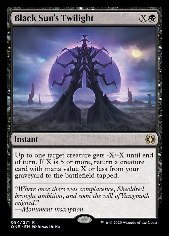 Black Sun's Twilight [Phyrexia: All Will Be One] Foil