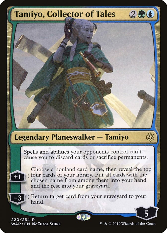 Tamiyo, Collector of Tales [War of the Spark] Foil