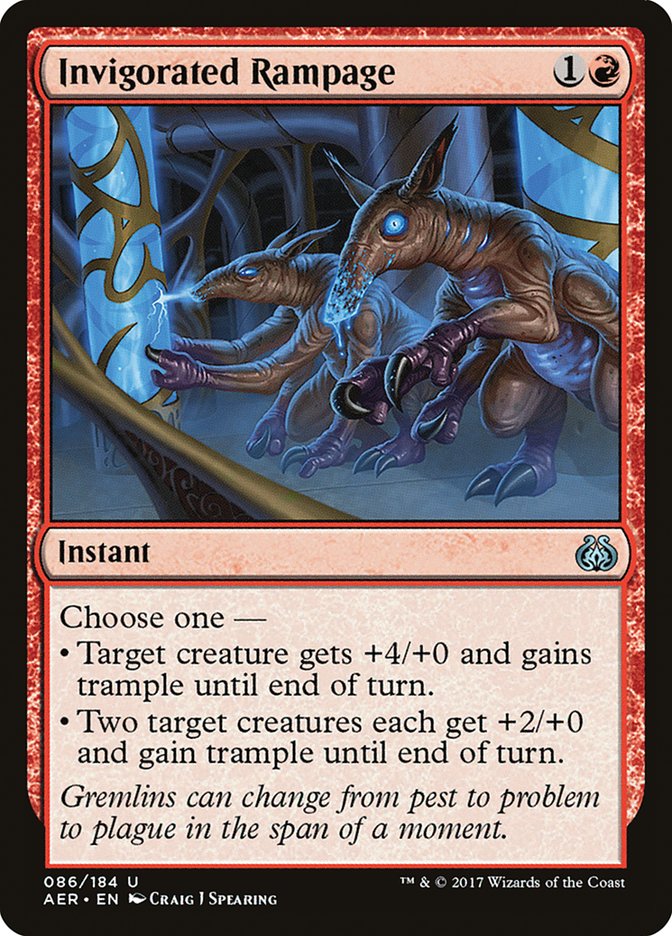 Invigorated Rampage [Aether Revolt] Foil