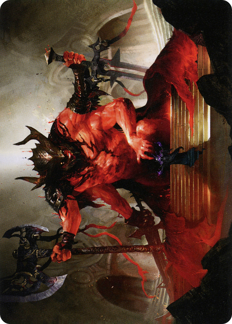 Awaken the Blood Avatar // Awaken the Blood Avatar  [Strixhaven Art Series] (Borderless) Foil