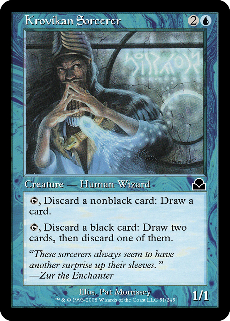 Krovikan Sorcerer  [Masters Edition II] Foil