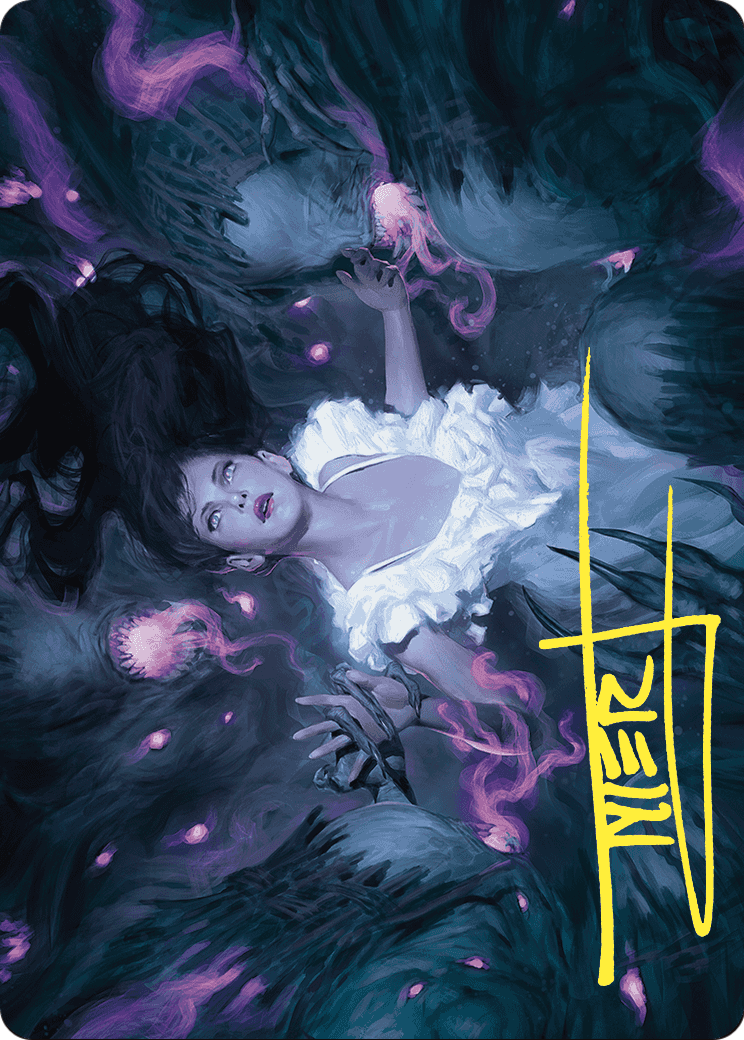 Neva, Stalked by Nightmares // Neva, Stalked by Nightmares  [Wilds of Eldraine Art Series] (Borderless) Foil
