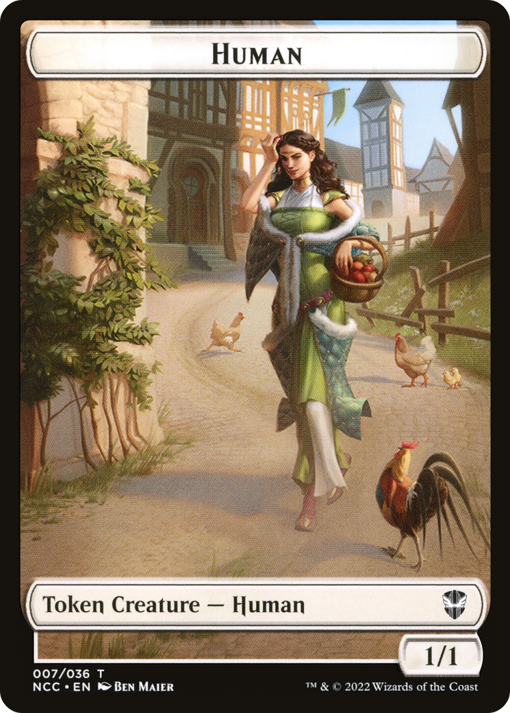 Human  [New Capenna Commander Tokens] Foil