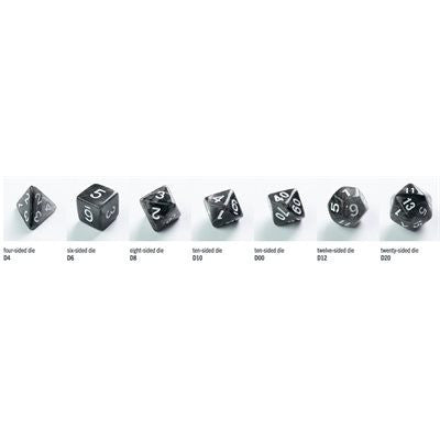 Gamegenic Galaxy Series - Moon - RPG Dice Set (7pcs)