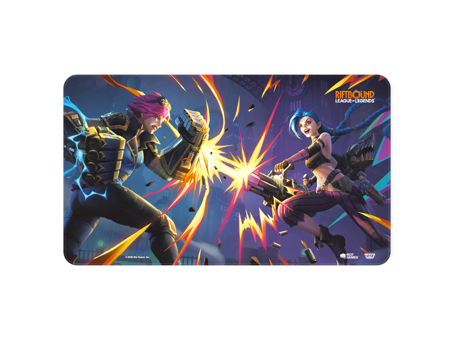 Riftbound: Vendetta Playmat - Vi vs Jinx