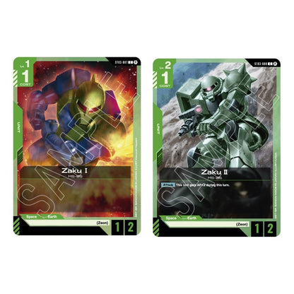 Gundam Card Game: Gundam Assemble Starter Deck – Zeon's Rush [ST03A]