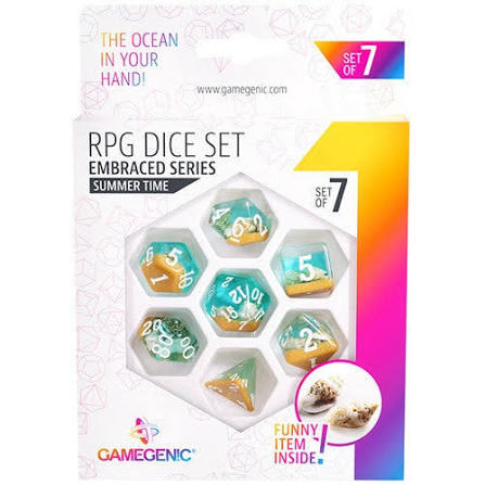 Gamegenic RPG Dice Set (7pcs) - SUMMER TIME