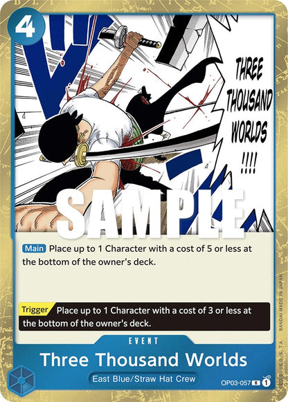Three Thousand Worlds (OP03-057) - [Pillars of Strength] Foil