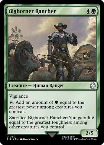 Bighorner Rancher (Surge Foil) [Fallout]
