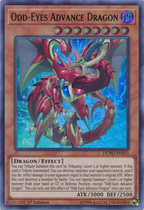 Odd-Eyes Advance Dragon [DUPO-EN011] Ultra Rare