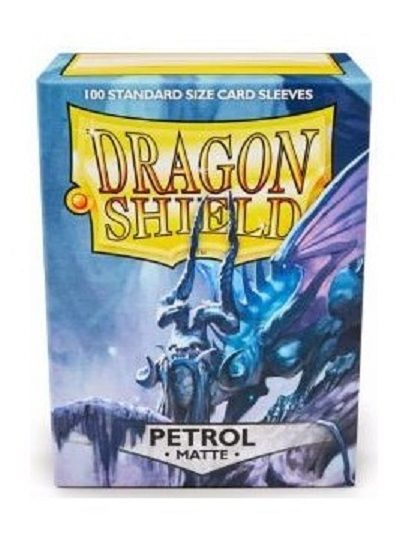 Dragon Shield Sleeves - Box 100 - Petroleum MATTE