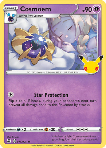 Carta Pokemon Mew 011/025 Celebrações Card Pokémon
